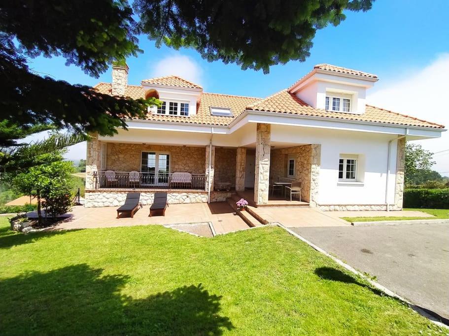 Chalet Con Magnificas Vistas Al Mar Perlora Exterior foto
