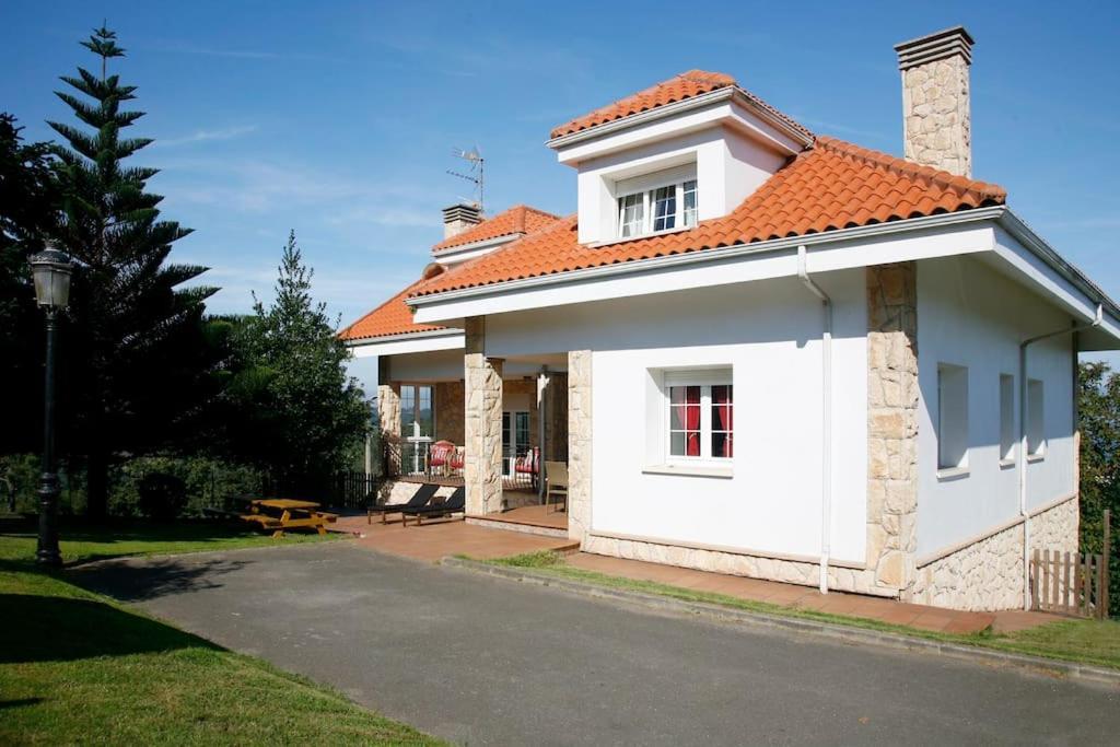 Chalet Con Magnificas Vistas Al Mar Perlora Exterior foto